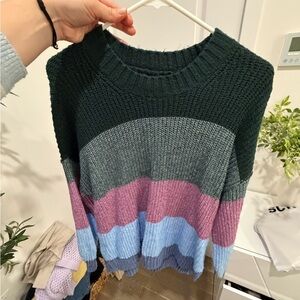 American Eagle Outfitters Multicolor Striped Sweater